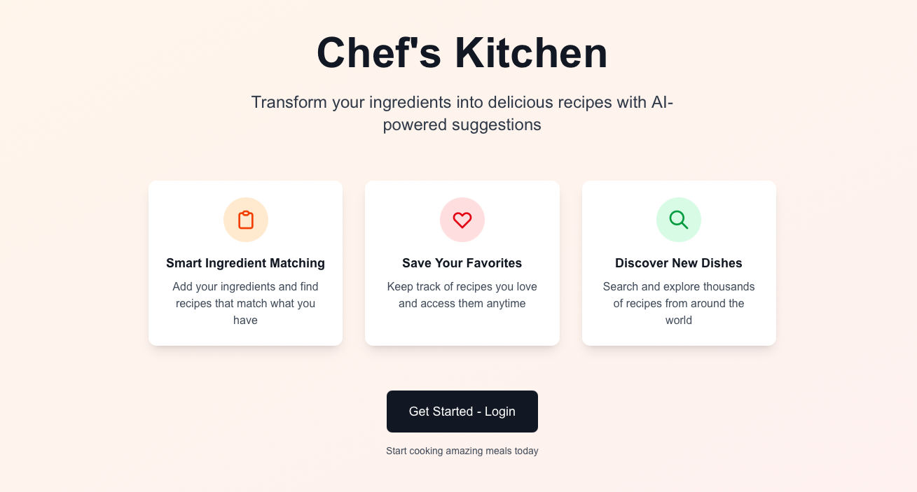 Inspire Home Cooking Screenshot 1