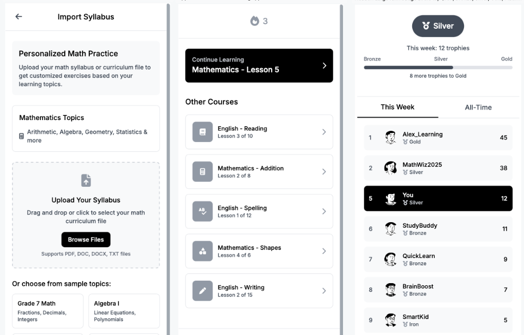 Learning Streaks Screenshot 1